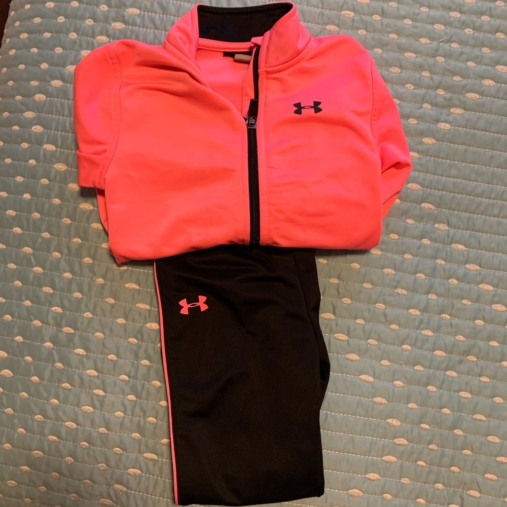4t girls under armor jacket and pants